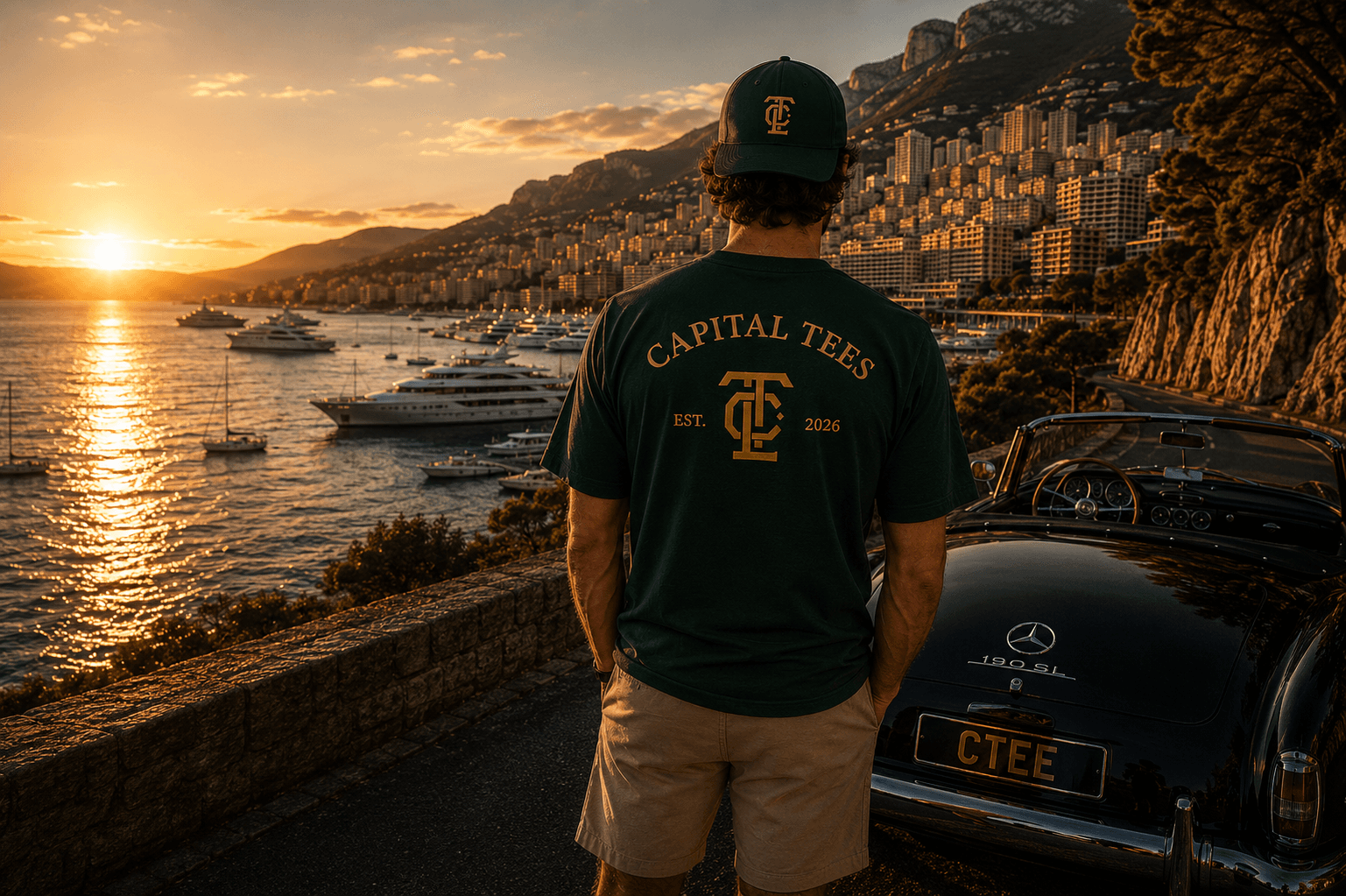 Capital Tees Monaco campaign visual